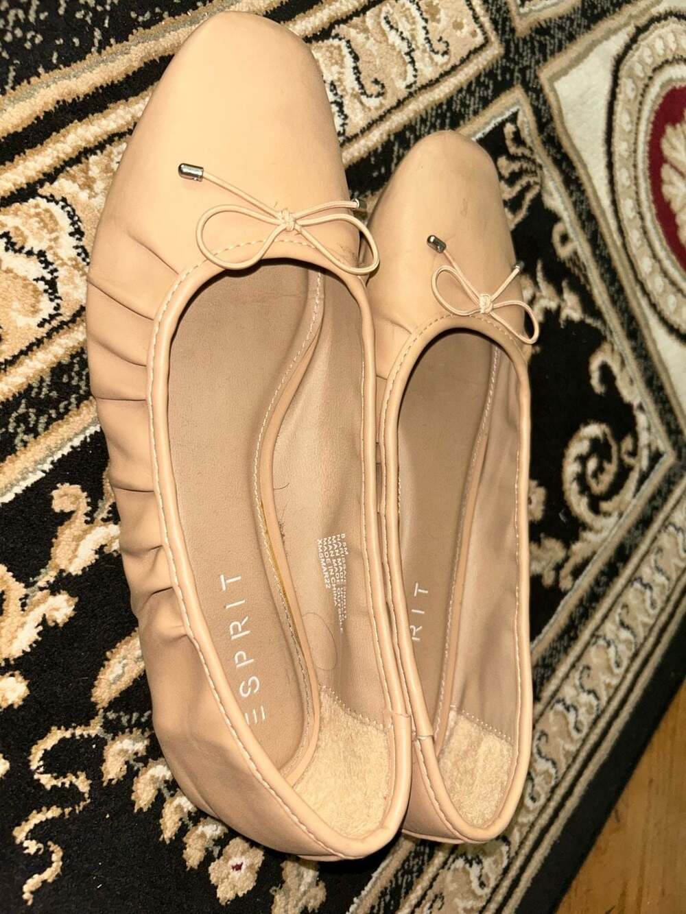 Esprit nude flats